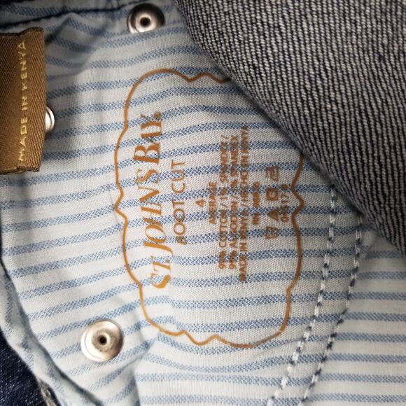 St. John's Bay Jeans Classic Boot Cut Blue Jeans - Picture 7 of 8